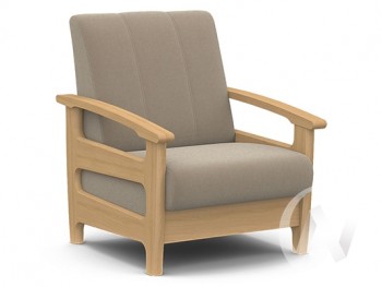 Кресло для отдыха Омега (бук лак/CATANIA LATTE) в Завьялово - zavyalovo.mebel54.com | фото
