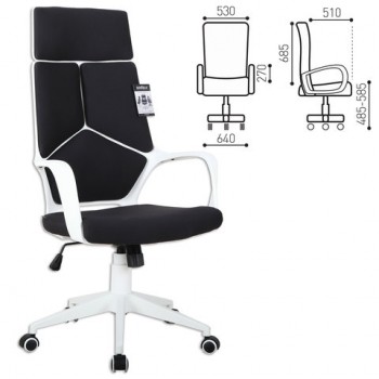 Кресло офисное BRABIX Prime EX-515 (черная ткань) в Завьялово - zavyalovo.mebel54.com | фото