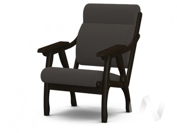 Кресло Вега-10 (венге лак/ULTRA GRAFIT) в Завьялово - zavyalovo.mebel54.com | фото